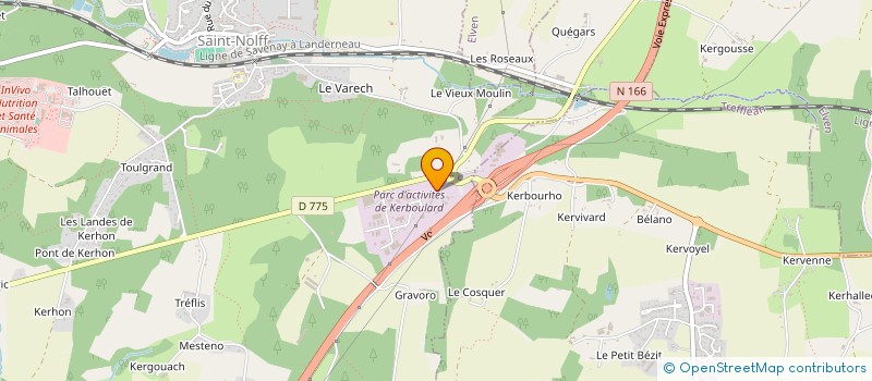localisation de l'entreprise CHARWOODBOX 2 à SAINT-NOLFF