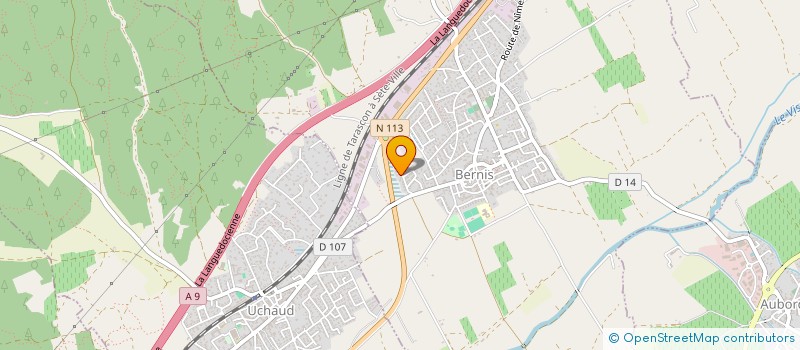 localisation de l'entreprise CHARYSMA INVEST  BERNIS