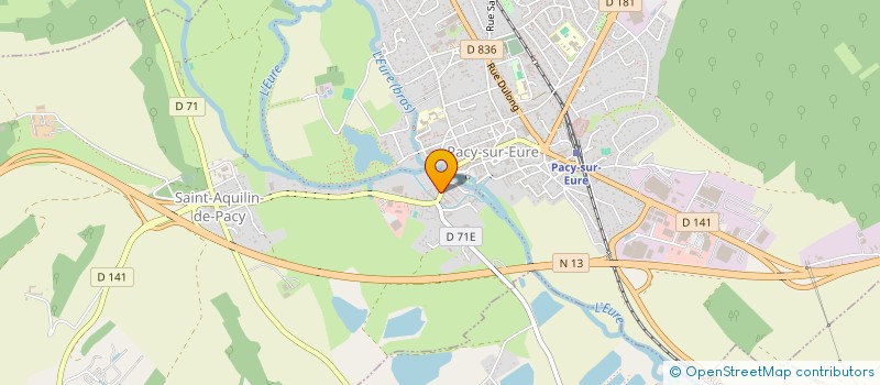 localisation de l'entreprise CHAS'MDB  PACY-SUR-EURE