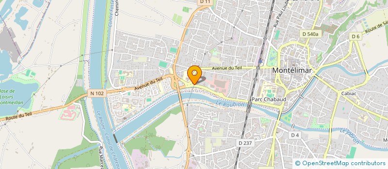 localisation de l'entreprise CHASALA  MONTELIMAR