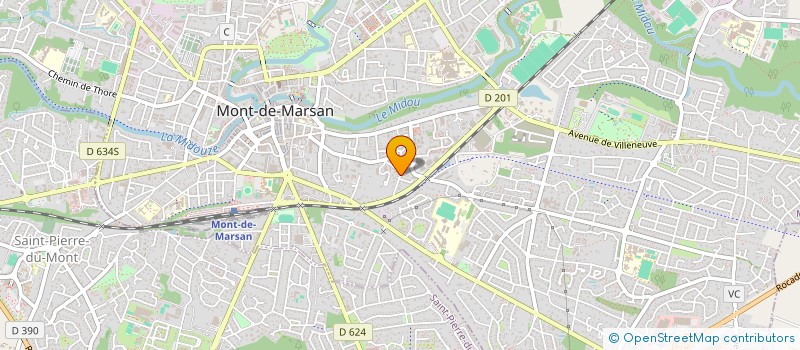 localisation de l'entreprise CHASAM à MONT-DE-MARSAN