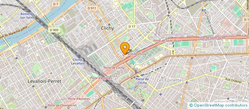 localisation de l'entreprise CHASE INTERNATIONAL COMPUTER SERVICES à CLICHY