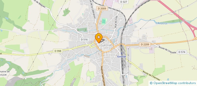 localisation de l'entreprise CHASEVE à GANNAT