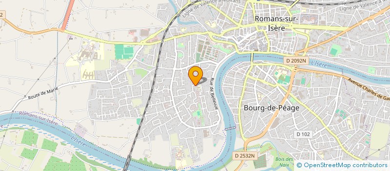 localisation de l'entreprise CHASING CHIMERAS à ROMANS-SUR-ISERE