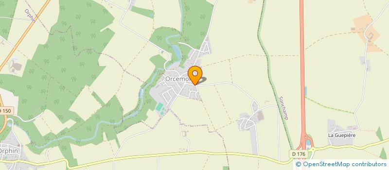 localisation de l'entreprise CHASLES  ORCEMONT