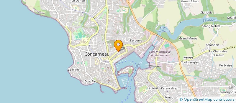 localisation de l'entreprise CHASLIN à CONCARNEAU