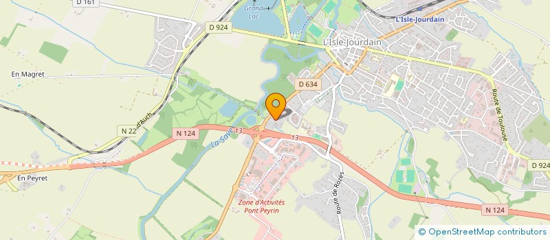 localisation de l'entreprise CHASLOY à L'ISLE-JOURDAIN