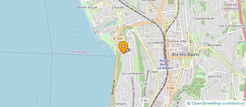 localisation de l'entreprise CHASOTY  TRESSERVE