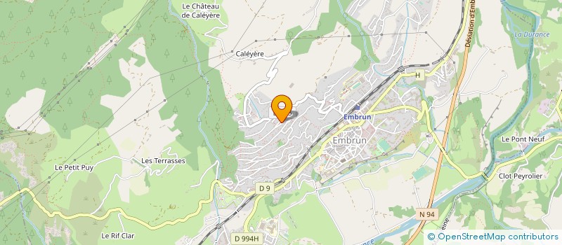 localisation de l'entreprise CHASP  EMBRUN