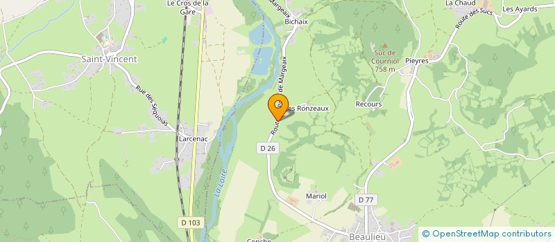 localisation de l'entreprise CHASPU'FRAIS  BEAULIEU