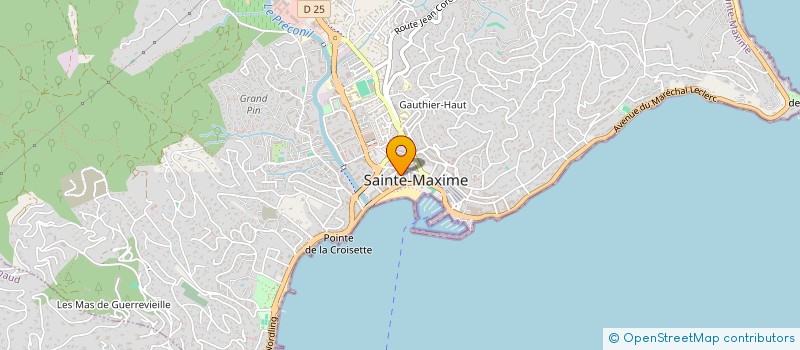 localisation de l'entreprise CHASSACTION à SAINTE-MAXIME