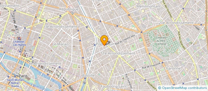 localisation de l'entreprise CHASSAGNE CORTES  PARIS