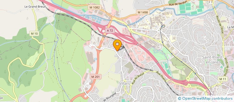 localisation de l'entreprise CHASSAGNE SOLUTIONS MEDICALES  VILLARS