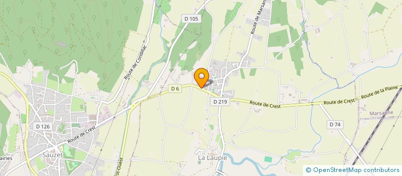 localisation de l'entreprise CHASSAGNON TP  LA LAUPIE