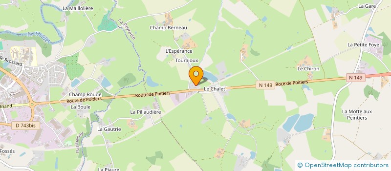 localisation de l'entreprise CHASSAGNY  LA PEYRATTE