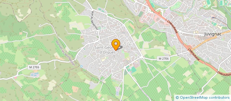 localisation de l'entreprise CHASSAING-RAVAUD-CHASSAING IMMOBILIER  SAINT-GEORGES-D'ORQUES