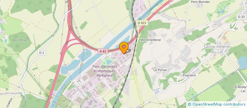 localisation de l'entreprise CHASSANDE  LA CHAVANNE