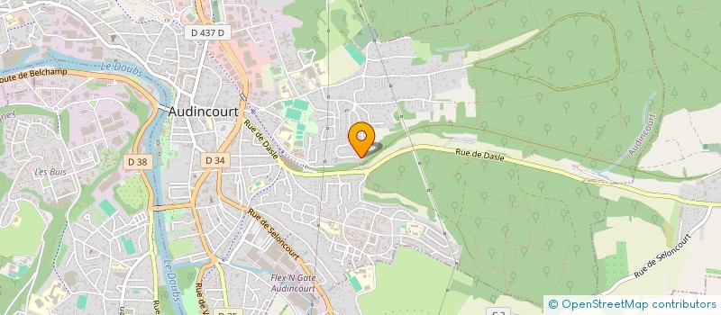 localisation de l'entreprise CHASSARD  AUDINCOURT