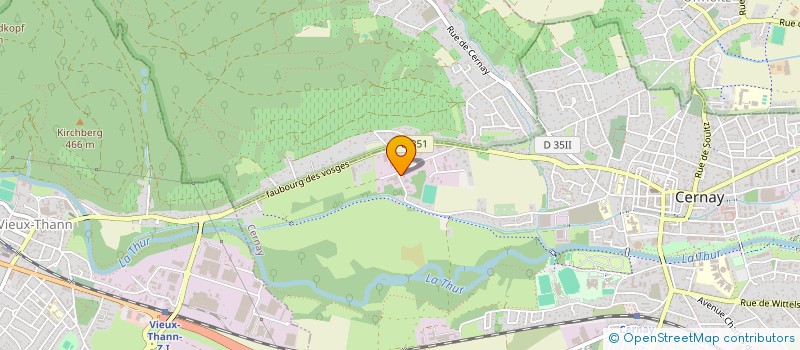 localisation de l'entreprise CHASSE 68-74  STEINBACH