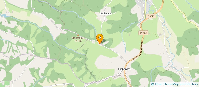 localisation de l'entreprise CHASSE AUX COLIS  SALIES-DE-BEARN