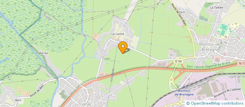 localisation de l'entreprise CHASSE COMMUNALE DE ST MALO DE GUERSAC  SAINT-MALO-DE-GUERSAC