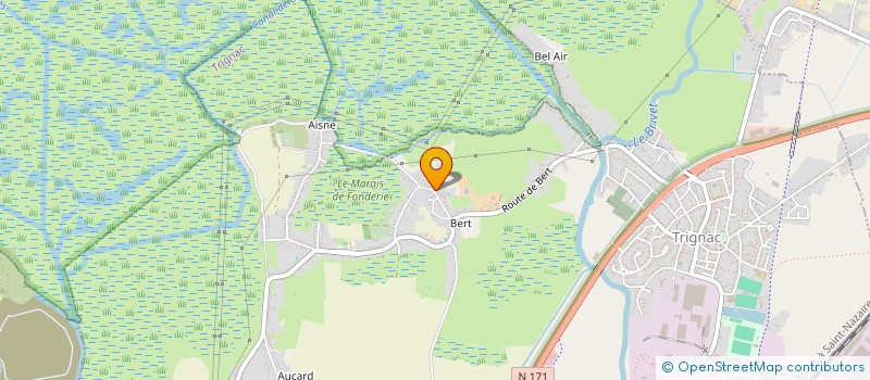 localisation de l'entreprise CHASSE COMMUNALE DE TRIGNAC  TRIGNAC