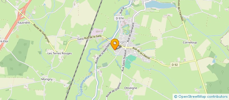 localisation de l'entreprise CHASSE DE DIGOINE  PALINGES