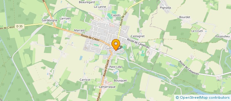 localisation de l'entreprise CHASSE DE GABARRET à GABARRET