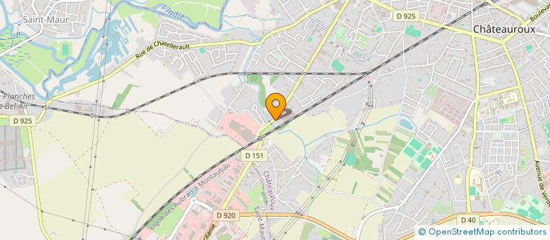 localisation de l'entreprise CHASSE DE L'AMITIE à CHATEAUROUX