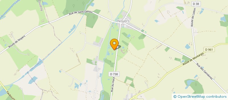localisation de l'entreprise CHASSE DE LA POTERIE à NOYERS