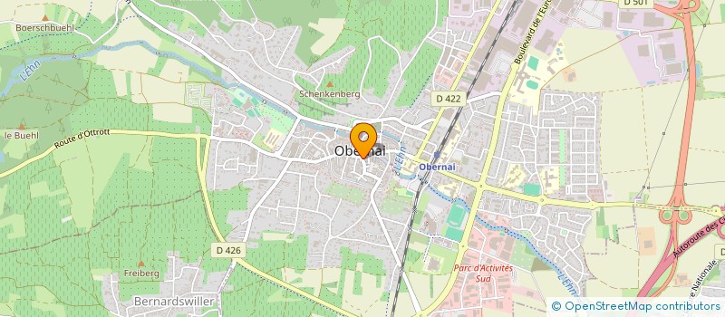 localisation de l'entreprise CHASSE DE LA ROTHLACH à OBERNAI