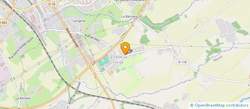 localisation de l'entreprise CHASSE DE SASSY à LA SELLE-LA-FORGE