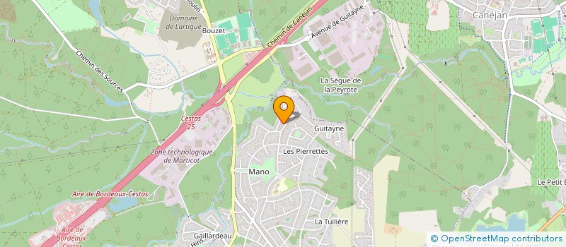 localisation de l'entreprise CHASSE DU MURAT à CESTAS