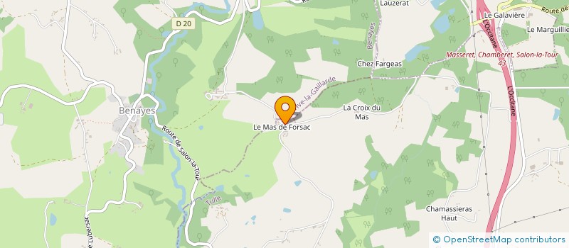 localisation de l'entreprise CHASSE EN PAYS VERT à BENAYES