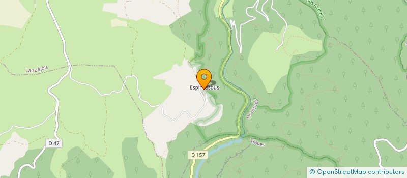 localisation de l'entreprise CHASSE ESPINNASSOUS  LANUEJOLS