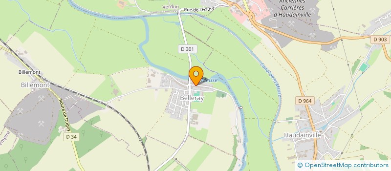 localisation de l'entreprise CHASSE ET NATURE DE BETHELAINVILLE à BETHELAINVILLE