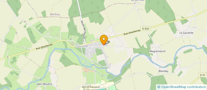 localisation de l'entreprise CHASSE-NATURE-ENVIRONNEMENT DE GOUVILLE (CHANE)  MESNILS-SUR-ITON