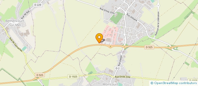 localisation de l'entreprise CHASSE OPTIQUE à FRIVILLE-ESCARBOTIN