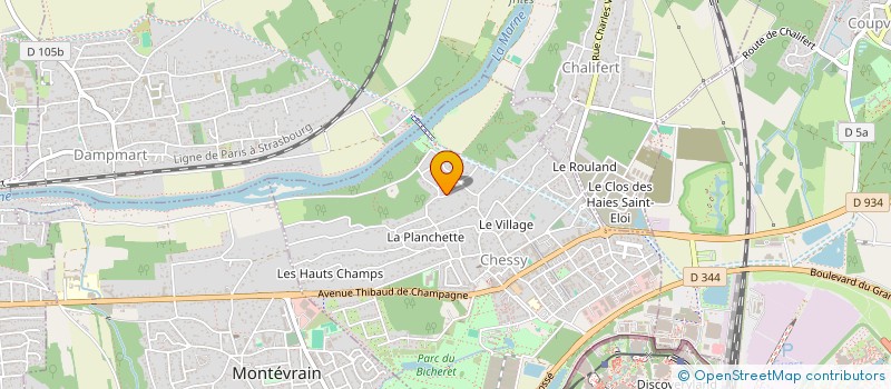 localisation de l'entreprise CHASSE PASSION à CHESSY