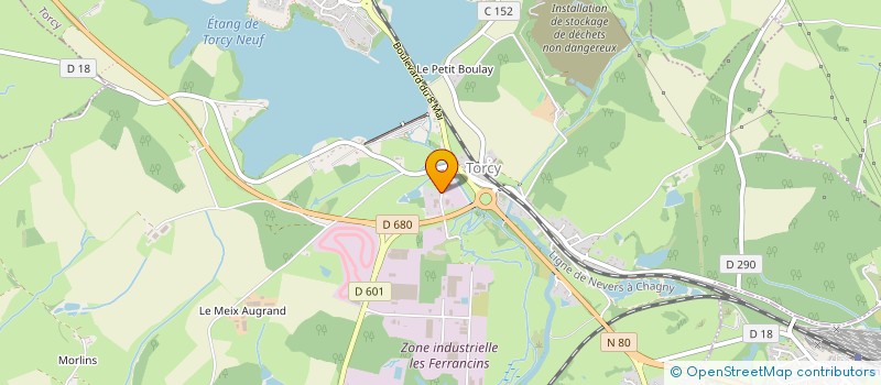 localisation de l'entreprise CHASSE PECHE CENTER à TORCY