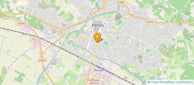 localisation de l'entreprise CHASSE PECHE DURANCE LUBERON à PERTUIS