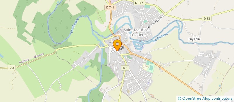 localisation de l'entreprise CHASSE&PECHE GENCEENNE à GENCAY