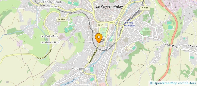 localisation de l'entreprise CHASSE PECHE LIBERTES 43 à LE PUY-EN-VELAY