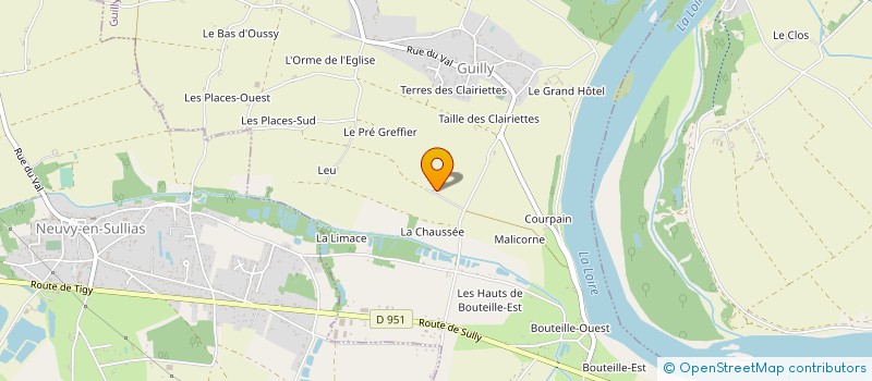 localisation de l'entreprise CHASSE PECHE NATURE LA BUFFIERE à VIGLAIN