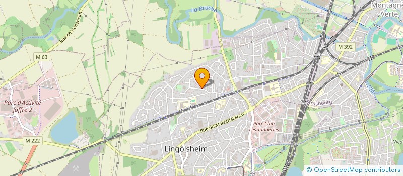 localisation de l'entreprise CHASSE SPLEEN  LINGOLSHEIM