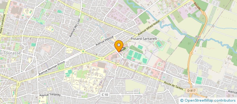 localisation de l'entreprise CHASSE TIR 64 à PAU