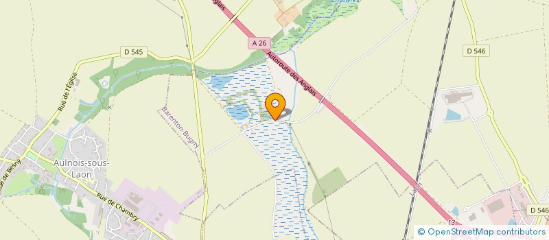 localisation de l'entreprise CHASSES DE PICARDIE  BARENTON-BUGNY