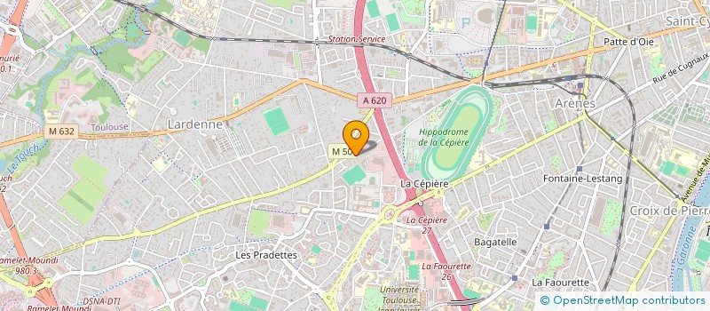 localisation de l'entreprise CHASSES DES GASCOGNE à TOULOUSE