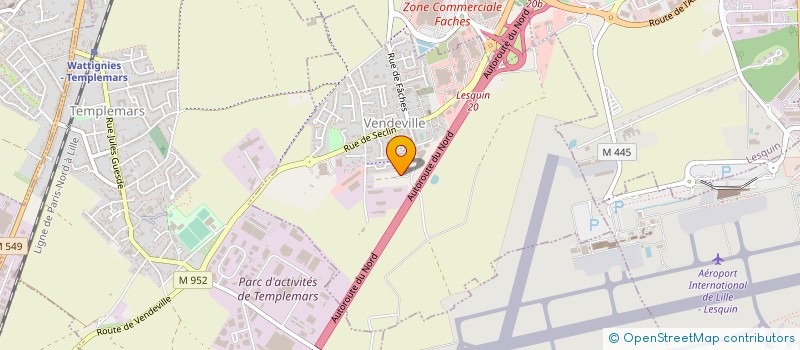 localisation de l'entreprise CHASSEUR DE PRET IMMOBILIER à VENDEVILLE