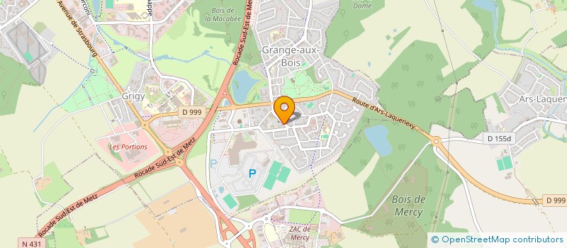 localisation de l'entreprise CHASSEURS DE L'EST  METZ